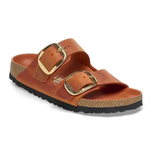 Arizona Big Buckle Oiled Leather Burnt Orange