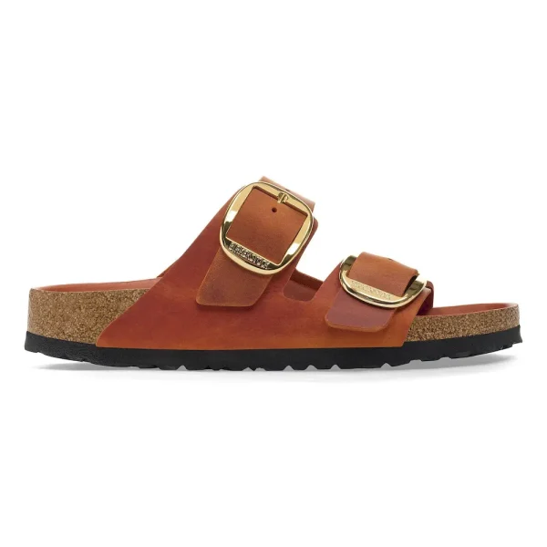 Arizona Big Buckle Oiled Leather Burnt Orange - Image 7