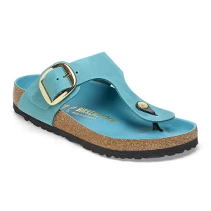 Gizeh Big Buckle Oiled Leather Biscay Bay