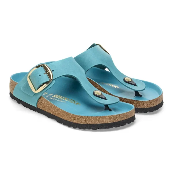 Gizeh Big Buckle Oiled Leather Biscay Bay - Image 6