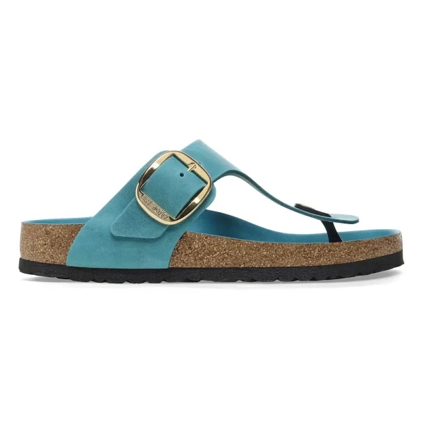 Gizeh Big Buckle Oiled Leather Biscay Bay - Image 7
