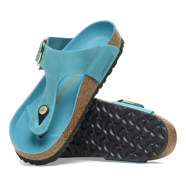 Gizeh Big Buckle Oiled Leather Biscay Bay - Image 4