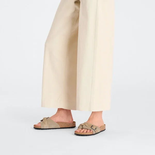 Oita Braided Suede Leather Taupe - Image 2