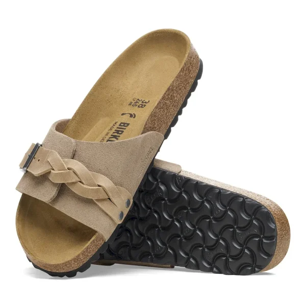 Oita Braided Suede Leather Taupe - Image 4