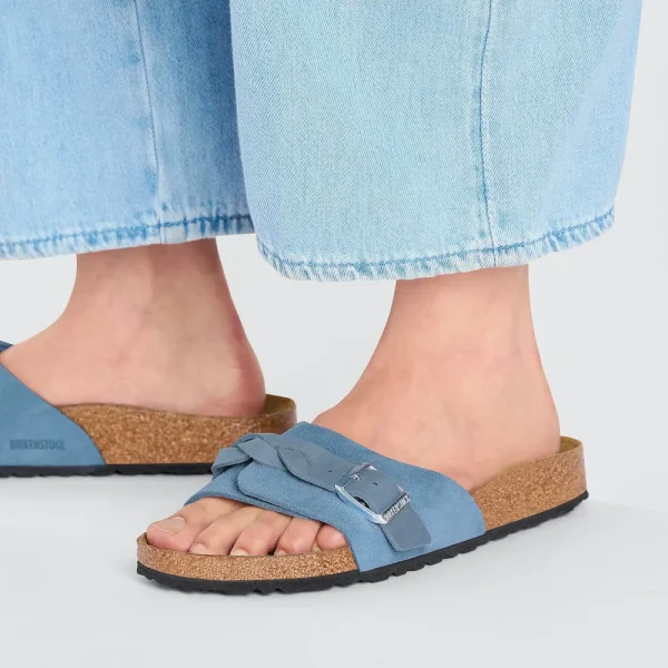 Oita Braided Suede Leather Elemental Blue - Image 3