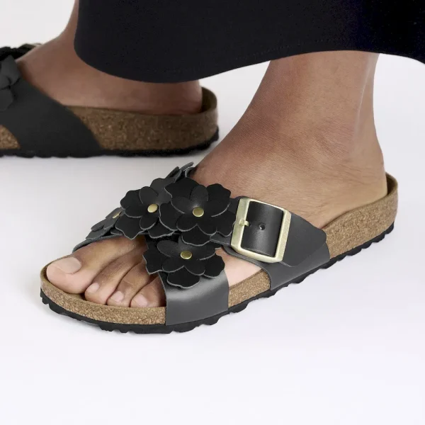 Siena Flowers Leather Black - Image 3