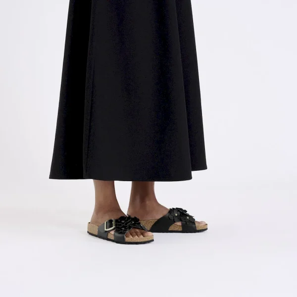 Siena Flowers Leather Black - Image 2