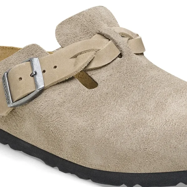 Boston Braided Suede Leather Taupe - Image 8