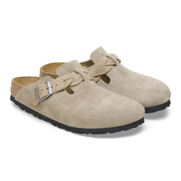 Boston Braided Suede Leather Taupe - Image 6