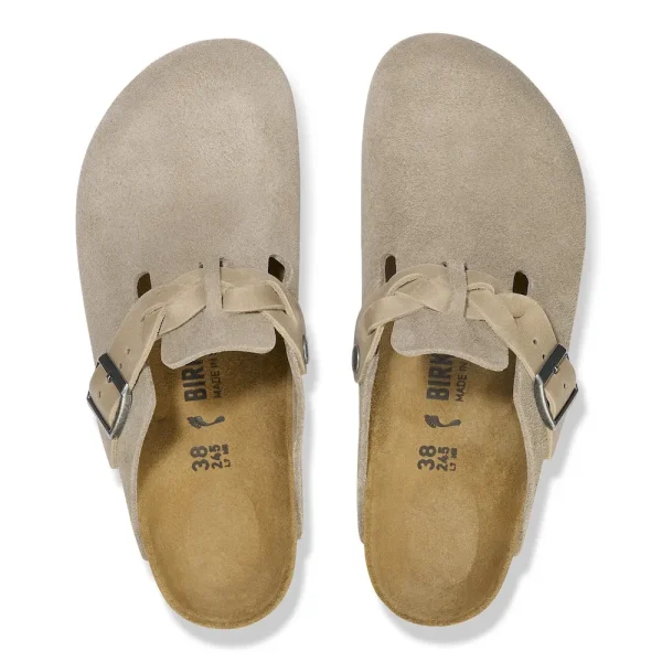 Boston Braided Suede Leather Taupe - Image 5