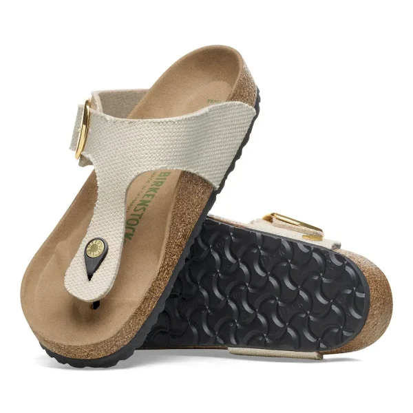 Gizeh Vegan Big Buckle Textile Canvas Eggshell - Image 4