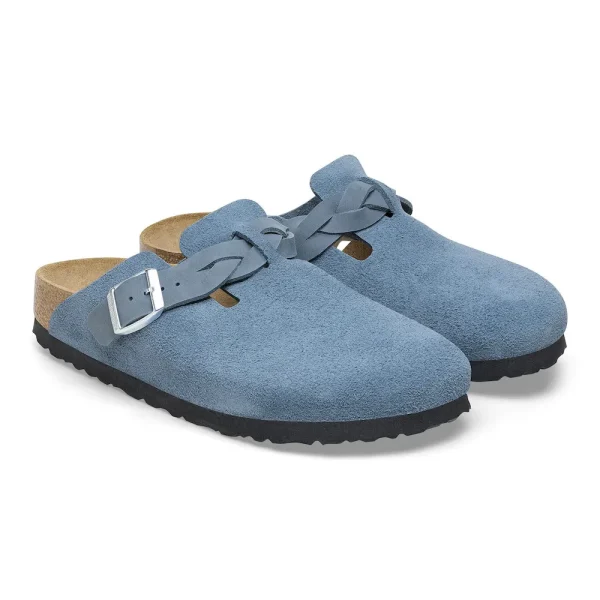Boston Braided Suede Leather Elemental Blue - Image 6