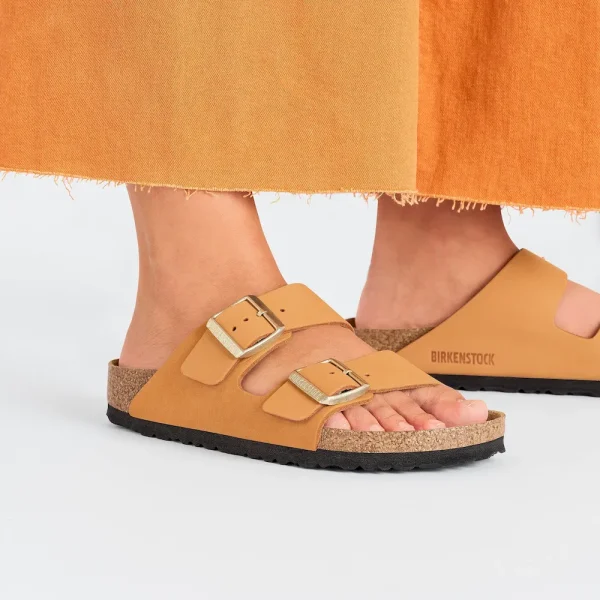 Arizona Nubuck Leather Burnt Orange - Image 3