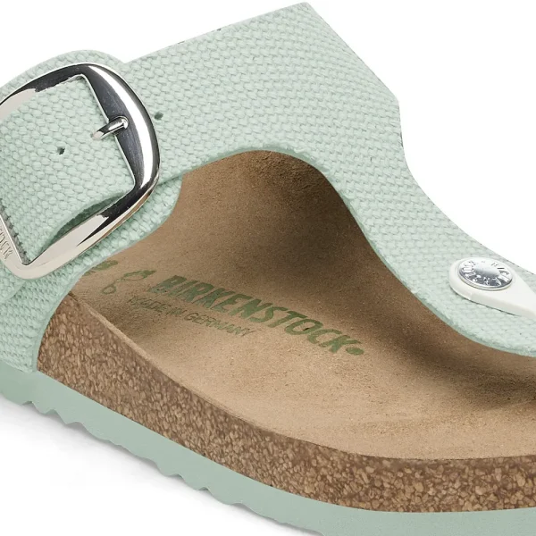 Gizeh Vegan Big Buckle Textile Canvas Surf Green - Image 8