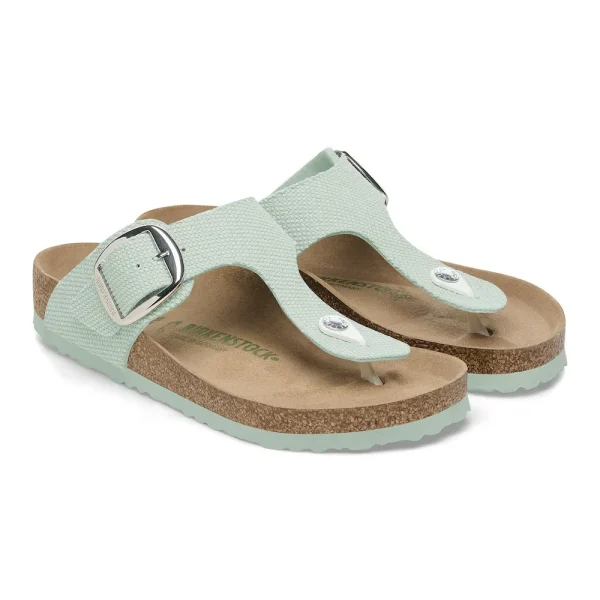 Gizeh Vegan Big Buckle Textile Canvas Surf Green - Image 6