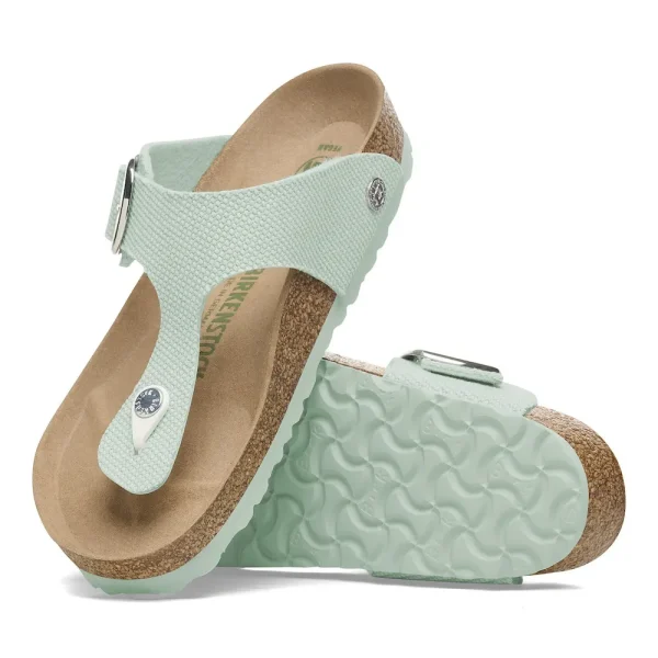 Gizeh Vegan Big Buckle Textile Canvas Surf Green - Image 4