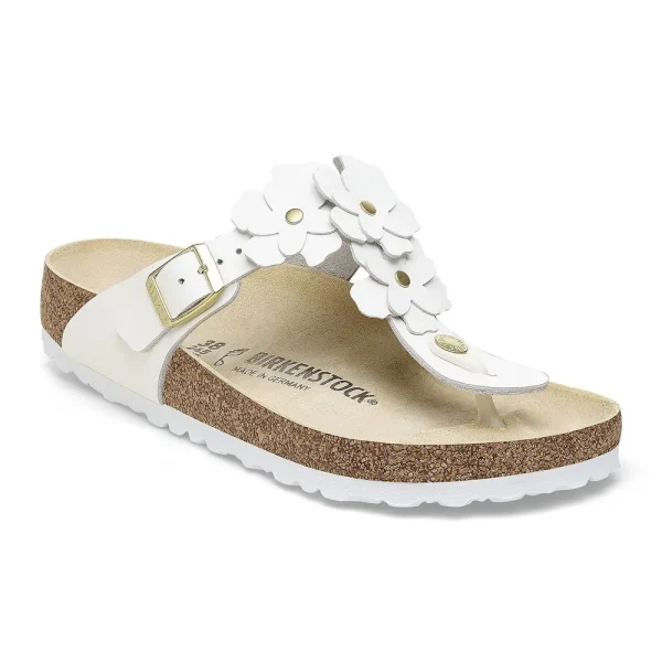 Gizeh Flower Leather White
