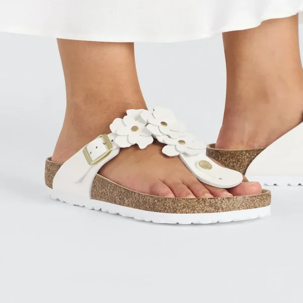 Gizeh Flower Leather White - Image 3