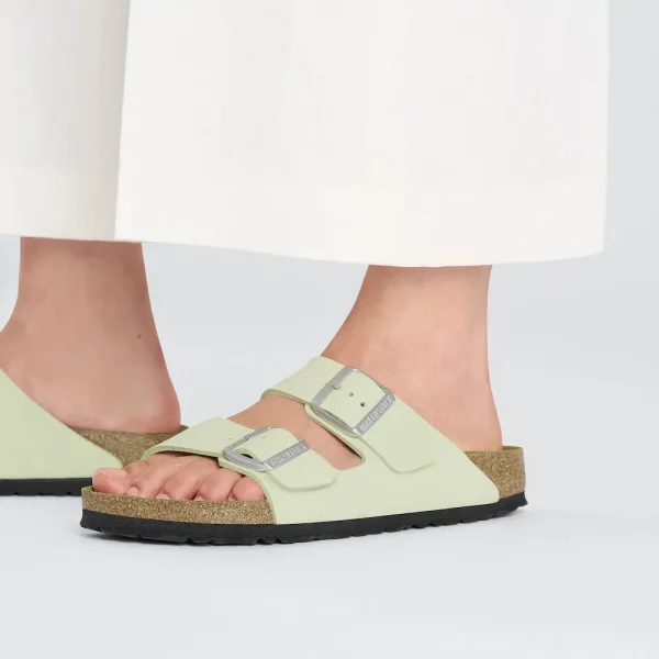 Arizona Nubuck Leather Faded Lime - Image 3