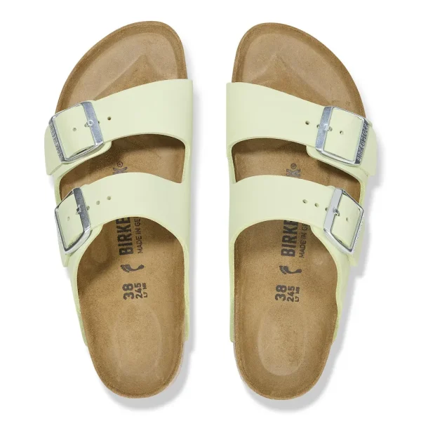 Arizona Nubuck Leather Faded Lime - Image 5