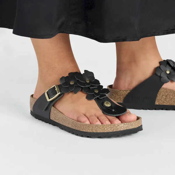 Gizeh Flower Leather Black - Image 3