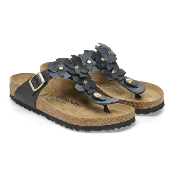 Gizeh Flower Leather Black - Image 6