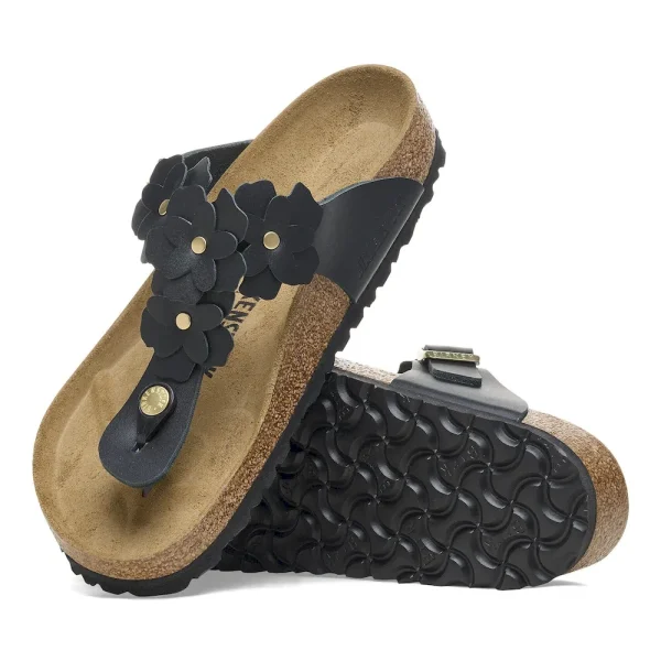 Gizeh Flower Leather Black - Image 4