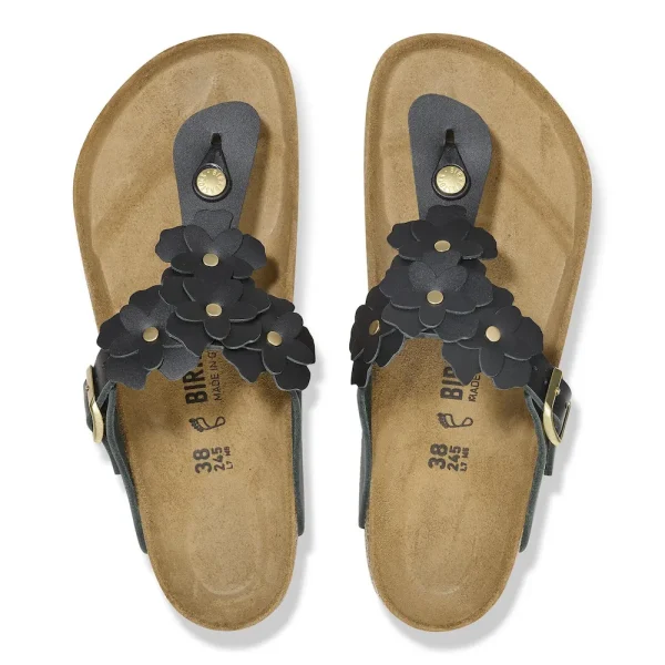 Gizeh Flower Leather Black - Image 5