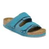 Uji Nubuck-Suede Leather Deep Turquoise