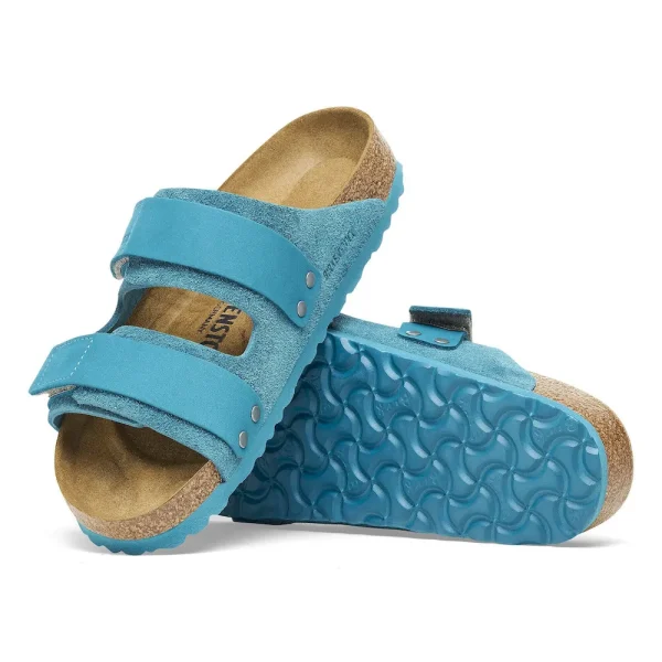 Uji Nubuck-Suede Leather Deep Turquoise - Image 4