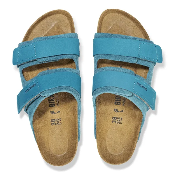 Uji Nubuck-Suede Leather Deep Turquoise - Image 5