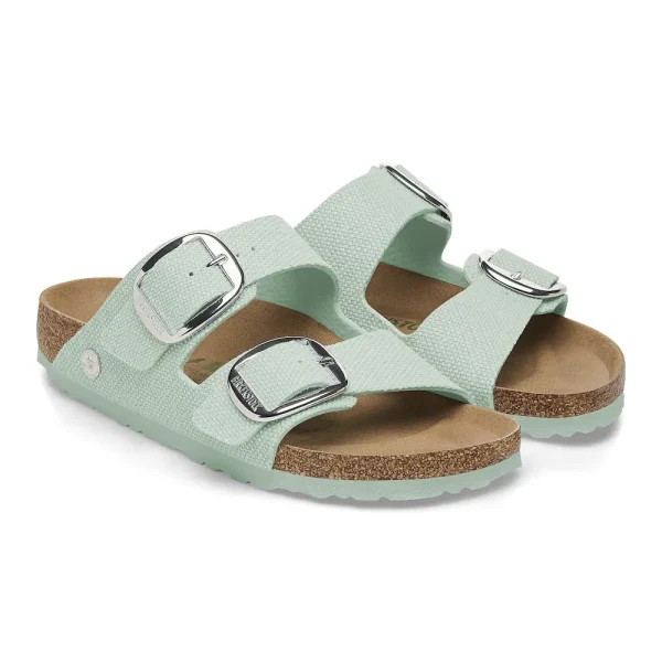 Arizona Vegan Big Buckle Textile Canvas Surf Green - Image 6