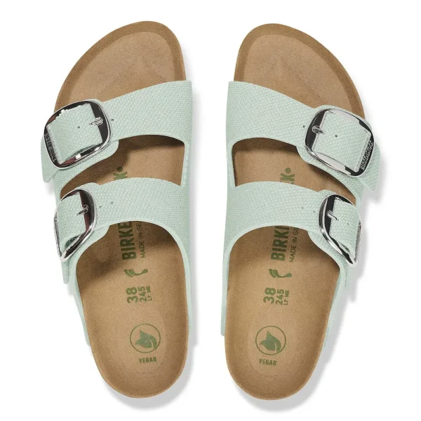 Arizona Vegan Big Buckle Textile Canvas Surf Green - Image 5