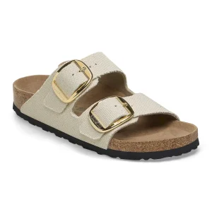 Arizona Vegan Big Buckle Textile Canvas Eggshell