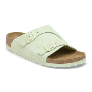 Zürich Suede Leather Faded Lime