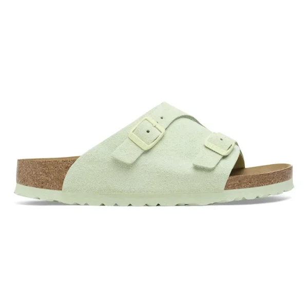 Zürich Suede Leather Faded Lime - Image 7