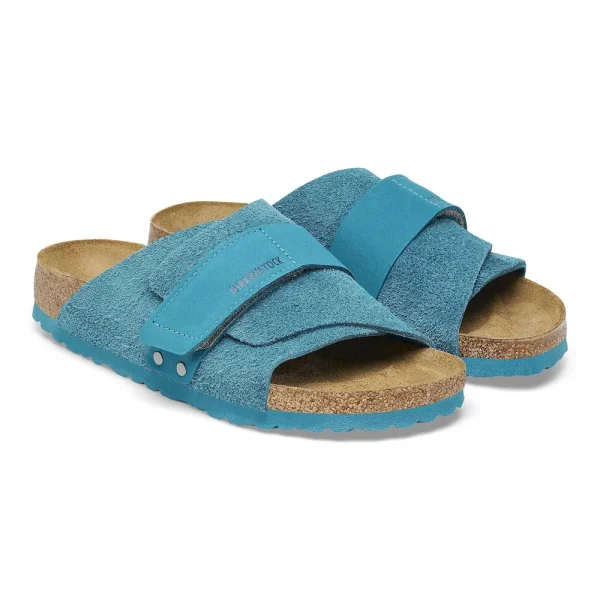 Kyoto Suede Leather Deep Turquoise - Image 6