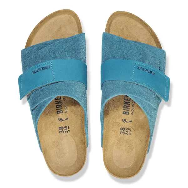 Kyoto Suede Leather Deep Turquoise - Image 5