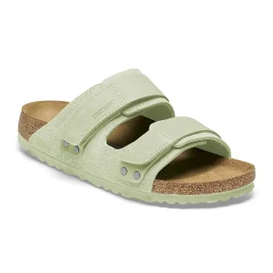 Uji Nubuck-Suede Leather Faded Lime