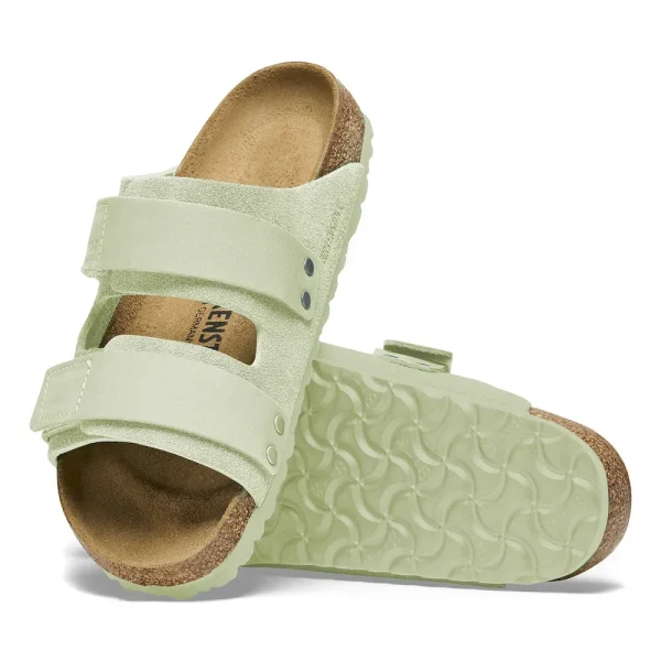 Uji Nubuck-Suede Leather Faded Lime - Image 2