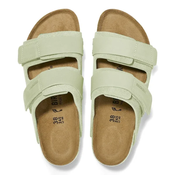 Uji Nubuck-Suede Leather Faded Lime - Image 3