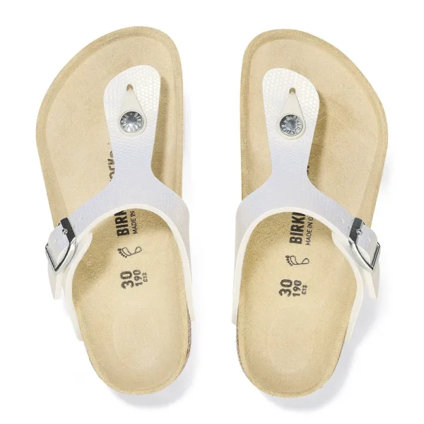 Gizeh Kids BS Birko-Flor Embossed Shiny White - Image 3