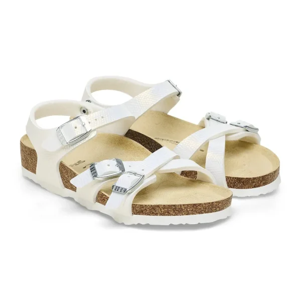 Kumba Kids Birko-Flor Embossed Shiny White - Image 4