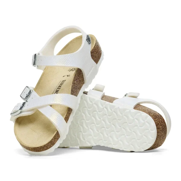 Kumba Kids Birko-Flor Embossed Shiny White - Image 2