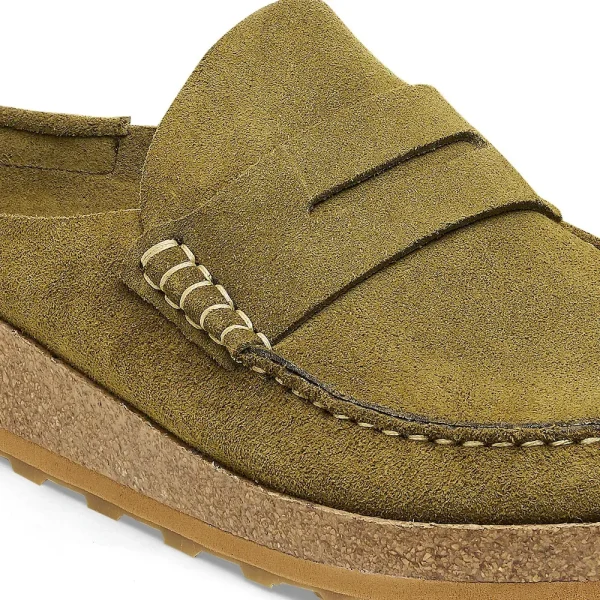 Naples Suede Leather Pine Green - Image 8