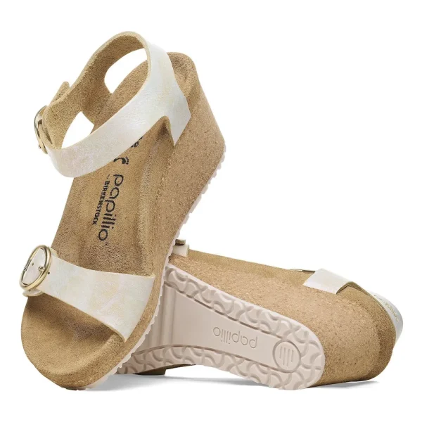 Soley Nubuck Leather Metallic Silver - Image 4