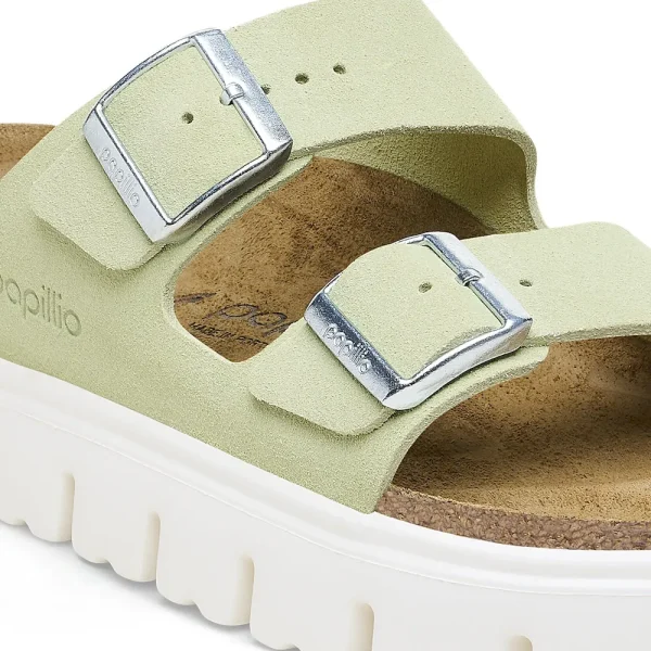 Arizona Chunky Suede Leather Faded Lime - Image 8