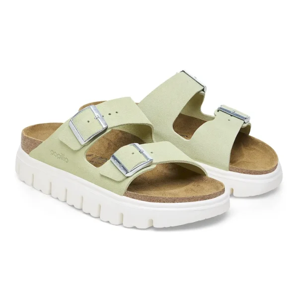 Arizona Chunky Suede Leather Faded Lime - Image 6