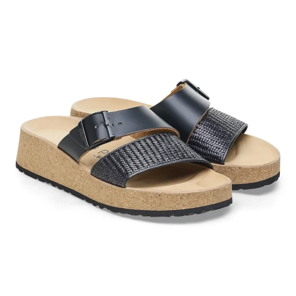Almina Natural Leather-Synthetics Black - Image 6
