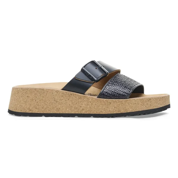 Almina Natural Leather-Synthetics Black - Image 7